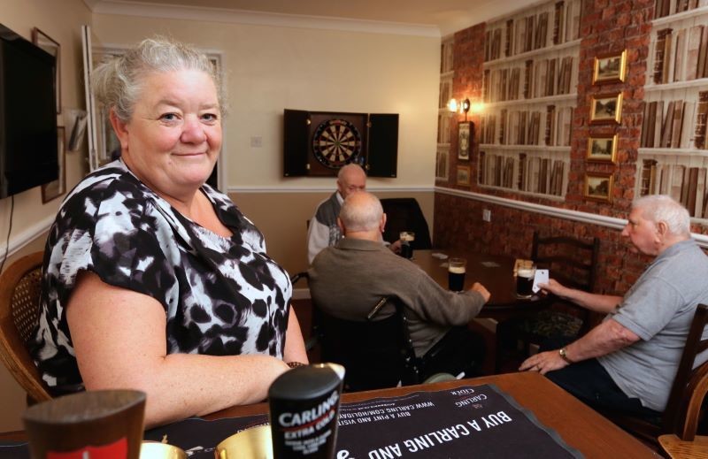 Other image for Care home residents enjoy their own pub